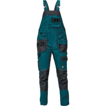 Dayboro bretelbroek petrol blauw/zwart maat 54