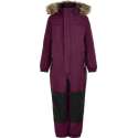 Color Kids - Coverall sneeuwpak met imitatiebont voor kinderen - Paars - maat 110cm