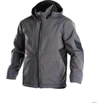 Dassy Profesional Workwear Softshell Jas - Gravity Antracietgrijs/zwart - Mt Xl