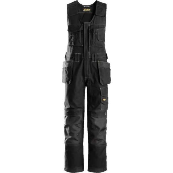 Snickers Bodybroek met holsterpockets Canvas+ 0214 - Mannen - Zwart - 58 Snickers Bodybroek met holsterpockets Canvas+ 0214 - Mannen - Zwart - 58