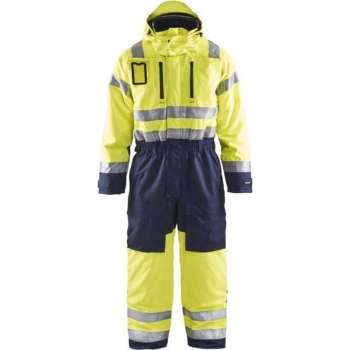 Blaklader Winteroverall High Vis - High Vis Geel/Marineblauw - D120
