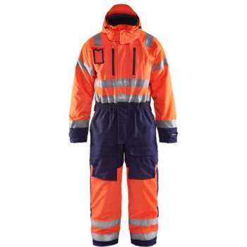 Blaklader Winteroverall High Vis - High Vis Oranje/Marineblauw - D112