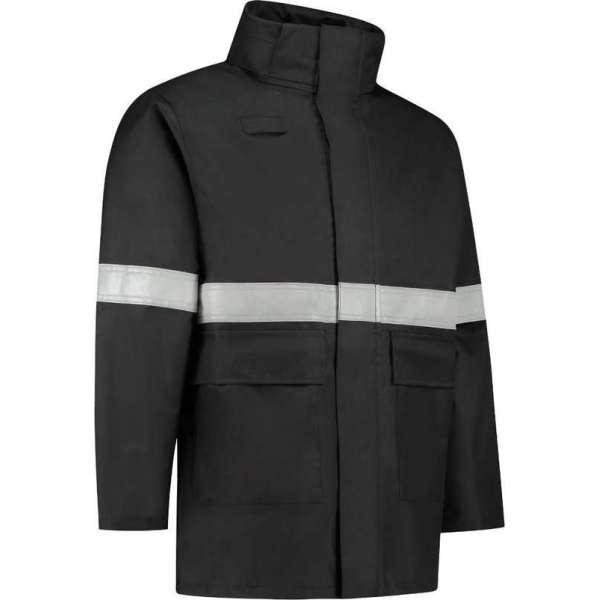 Dapro Access Multinorm Regenjas - Maat 3XL - Zwart - Vlamvertragend , antistatisch en chemicaliën resistent Dapro Access Multinorm Regenjas - Maat 3XL - Zwart - Vlamvertragend , antistatisch en chemicaliën resistent