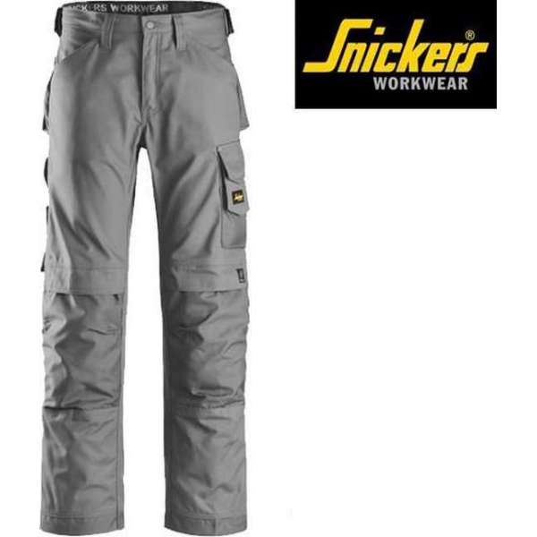 Snickers canvasbroek grijs maat 254 kp 3314-1818 Snickers canvasbroek grijs maat 254 kp 3314-1818