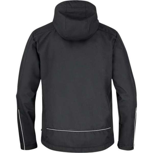 Texstar FJ80 Hooded Softshell 3-L-Zwart-XXL Texstar FJ80 Hooded Softshell 3-L-Zwart-XXL