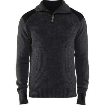Blaklader Wollen sweater - Donkergrijs/Zwart - 4XL