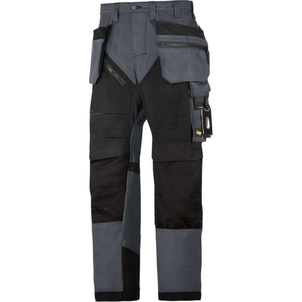 Snickers Ruffwork werkbroek 6202-5804 SteelGrey/Black mt.58 Snickers Ruffwork werkbroek 6202-5804 SteelGrey/Black mt.58