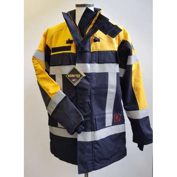 Blusparka Goretex Geel/Zwart Maat S Blusparka Goretex Geel/Zwart Maat S