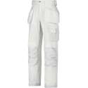 Snickers Canvas+ Werkbroek HP 3214 - Mannen - Wit - 58