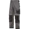 Snickers DuraTwill 3312 Werkbroek - Maat 58 - Grijs / Zwart