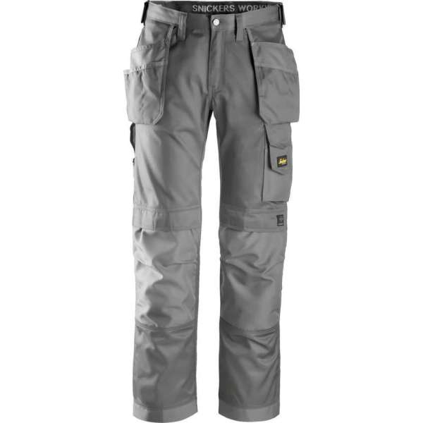 Snickers Workwear DuraTwill Broek met holsterpockets 3212 grijs 44 Snickers Workwear DuraTwill Broek met holsterpockets 3212 grijs 44