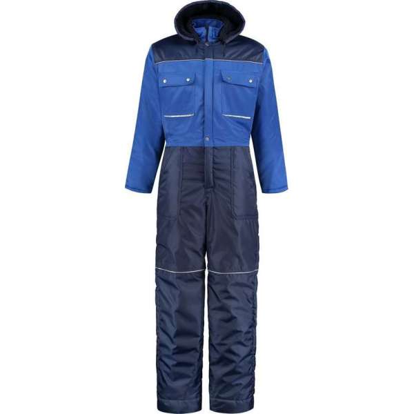 GAEVE Winteroverall polyester/katoen - koningsblauw/navy - maat 42 GAEVE Winteroverall polyester/katoen - koningsblauw/navy - maat 42