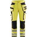 High Visibility Werkbroek 1997 met 4-Weg Stretch High Vis Geel/Zwart - Maat 56