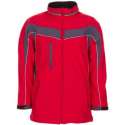 Planam softshell jas Plaline (2700) - Rood | Grijs - S
