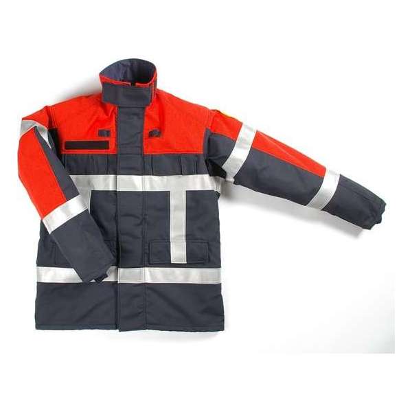 Blusparka Gore Tex® rood/zwart 3M striping Maat L Blusparka Gore Tex® rood/zwart 3M striping Maat L