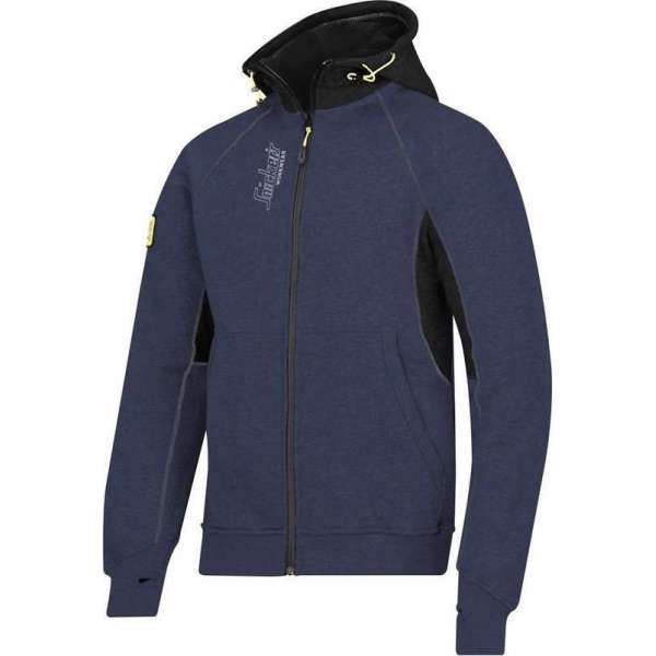 Snickers werkkleding Snickers Zipped hoody donkerblauw maat XXL Snickers werkkleding Snickers Zipped hoody donkerblauw maat XXL