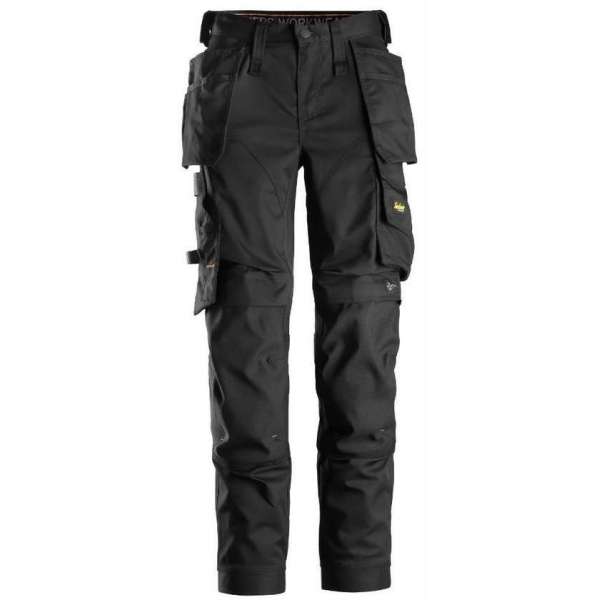Snickers Workwear AllroundWork, Dames Stretchbroek met Holsterzakken 6247 zwart 36 Snickers Workwear AllroundWork, Dames Stretchbroek met Holsterzakken 6247 zwart 36