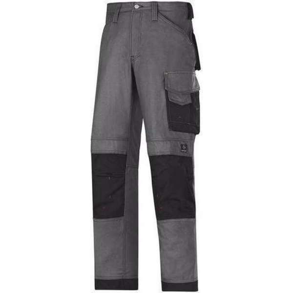 Snickers canvasbroek grijs/zwart maat 44 3314-5804 Snickers canvasbroek grijs/zwart maat 44 3314-5804