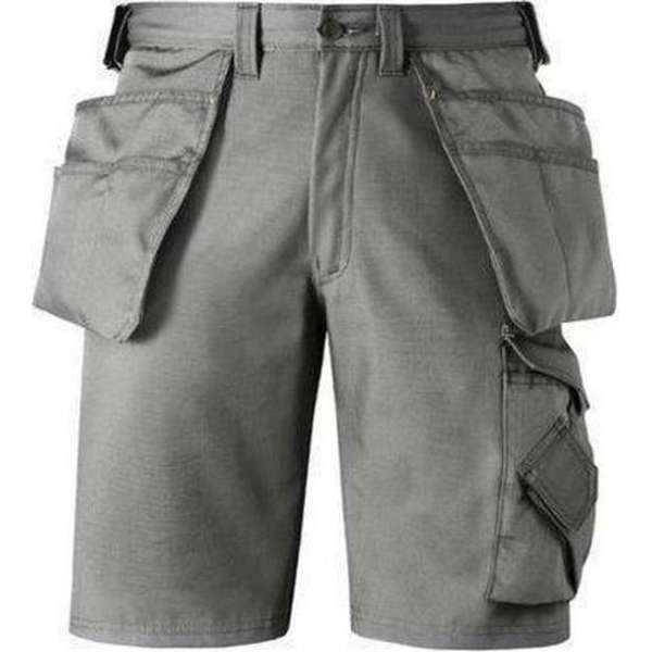 Snickers canvasshort grijs maat 56 kp 3014-1818 Snickers canvasshort grijs maat 56 kp 3014-1818