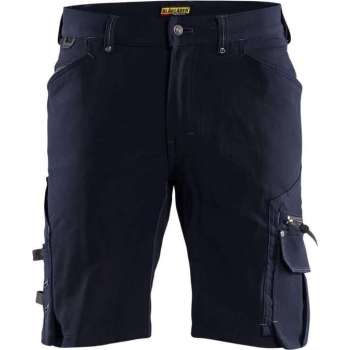 Blaklader Short 4-weg stretch X1900 zonder spijkerzakken - Donker marineblauw/Zwart - C60