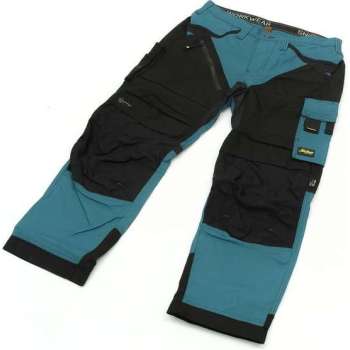 Snickers Ruffwork werkbroek 6203-5104 Petrol/Black mt.58