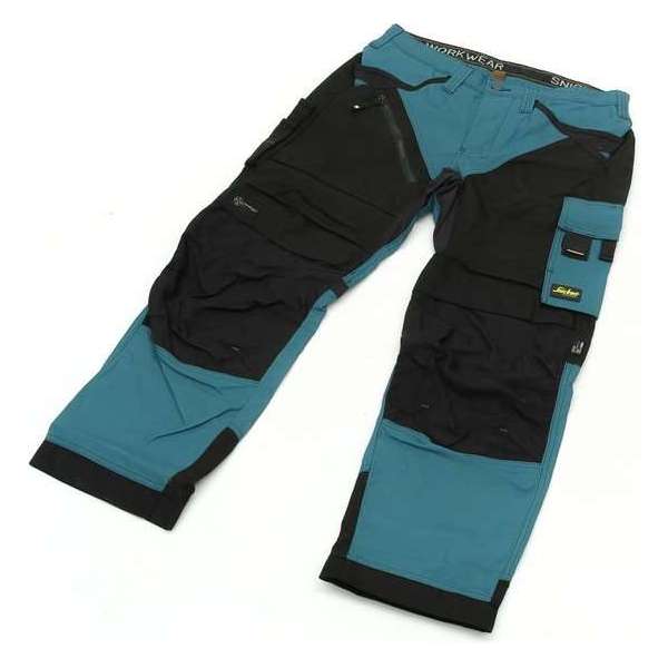 Snickers Ruffwork werkbroek 6203-5104 Petrol/Black mt.58 Snickers Ruffwork werkbroek 6203-5104 Petrol/Black mt.58