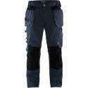 Blaklader Werkbroek met spijkerzakken - Donker marineblauw/Zwart - D124