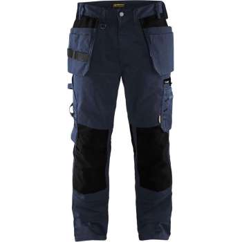 Blaklader Werkbroek met spijkerzakken - Donker marineblauw/Zwart - D124
