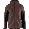 Blåkläder 4753 Softshell Jack met capuchon – Bruin/Zwart - 4XL
