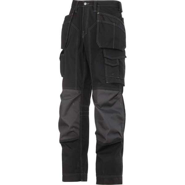 Snickers Rip-stop vloerleggersbroek zwart/ zwart maat 56 Snickers Rip-stop vloerleggersbroek zwart/ zwart maat 56