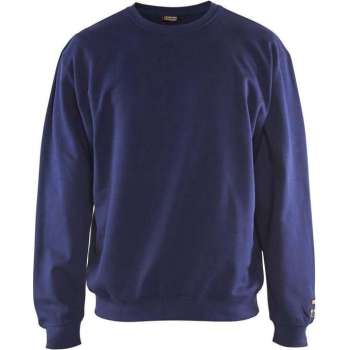 Blåkläder 3074-1750 Sweatshirt vlamvertragend Multinorm Marineblauw maat M