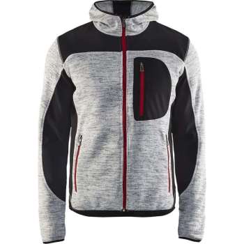 Blaklader Gebreid vest met softshell 4930-2117 - Mannen - Dark Navy/Zwart - M