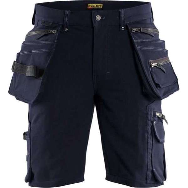 Blaklader Short 4-weg stretch X1900 - Donker marineblauw/Zwart - C44 Blaklader Short 4-weg stretch X1900 - Donker marineblauw/Zwart - C44