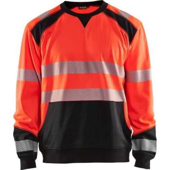Blaklader Sweatshirt High Vis - High Vis Rood/Zwart - XL