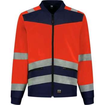 Tricorp Softshell High Vis Bicolor 403021 - Mannen - Rood/Ink - M