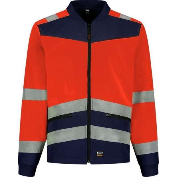 Tricorp Softshell High Vis Bicolor 403021 - Mannen - Rood/Ink - M Tricorp Softshell High Vis Bicolor 403021 - Mannen - Rood/Ink - M