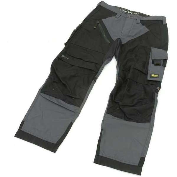 Snickers RuffWork werkbroek 6303-5804 SteelGrey/Black mt.56 Snickers RuffWork werkbroek 6303-5804 SteelGrey/Black mt.56