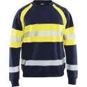 Blåkläder 3459-1760 Multinorm sweatshirt Marineblauw/Geel maat 4XL