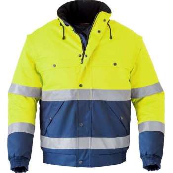 Havep 5139 All season jack Marine/Fluo Geel maat L