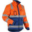 Blåkläder 4023-1804 Jack Ongevoerd High Vis Oranje/Korenblauw maat S