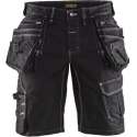 Blaklader Korte Werkbroek Jeans Stretch X1900 1992-1141 - Mannen - Zwart - 60