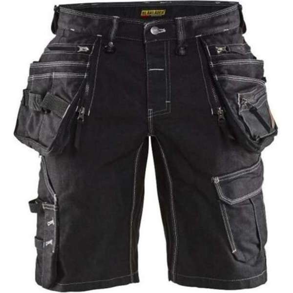 Blaklader Korte Werkbroek Jeans Stretch X1900 1992-1141 - Mannen - Zwart - 60 Blaklader Korte Werkbroek Jeans Stretch X1900 1992-1141 - Mannen - Zwart - 60