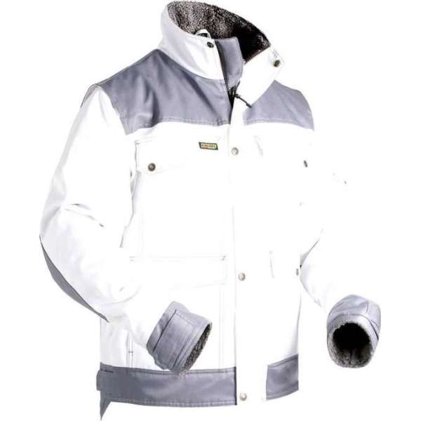 Blåkläder 4865-1900 Winterjas Schilders Wit/Grijs maat XL Blåkläder 4865-1900 Winterjas Schilders Wit/Grijs maat XL