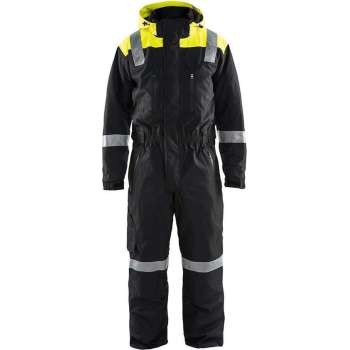 Blåkläder 6787-1977 Winteroverall Zwart/Geel maat D96