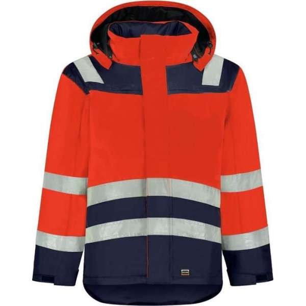 Tricorp Midi Parka High Vis Bicolor 403023 - Mannen - Rood/Ink - S Tricorp Midi Parka High Vis Bicolor 403023 - Mannen - Rood/Ink - S