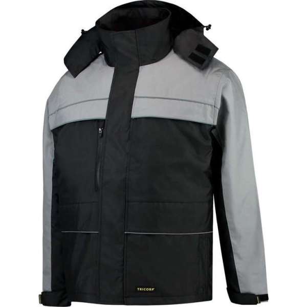 Tricorp Parka Cordura - Workwear - 402003 - zwart / grijs - Maat M Tricorp Parka Cordura - Workwear - 402003 - zwart / grijs - Maat M