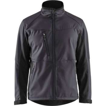 Blaklader Softshell Jack 4950-2516 - Mannen - Grijs/Zwart - M