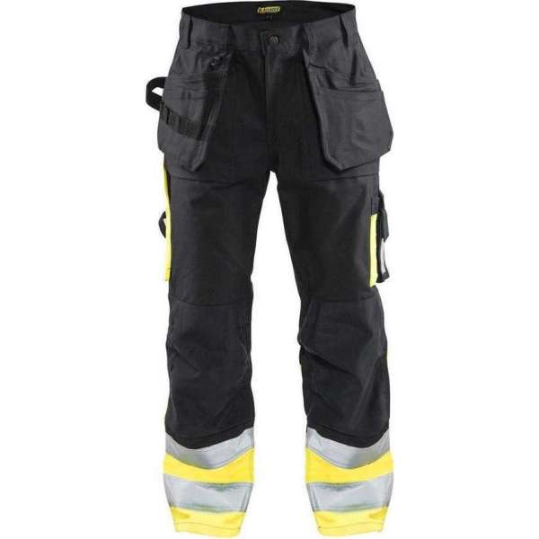 Blaklader Werkbroek High Vis - Zwart/High Vis Geel - C158 Blaklader Werkbroek High Vis - Zwart/High Vis Geel - C158