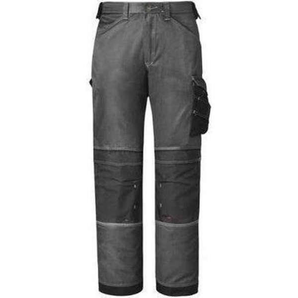Snickers DuraTwill 3312 Werkbroek - Maat 154 - Grijs / Zwart Snickers DuraTwill 3312 Werkbroek - Maat 154 - Grijs / Zwart
