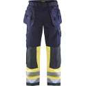Blåkläder 1479-1514 Multinorm Werkbroek Marineblauw/Geel maat 158
